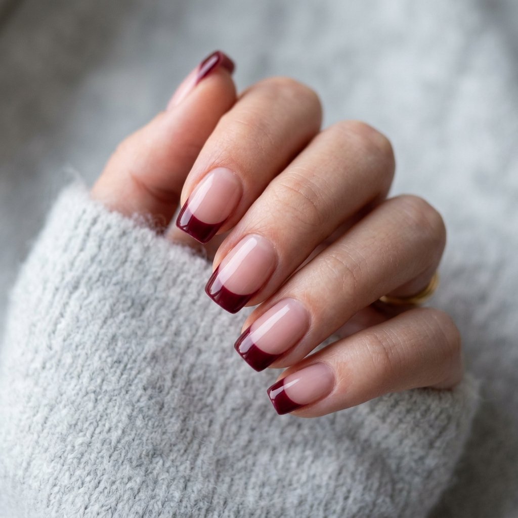 Best Maroon French Tip Nails Ideas to Try This Season