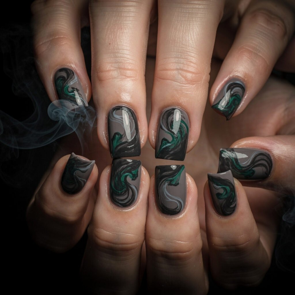 Charcoal and Green Smoke
