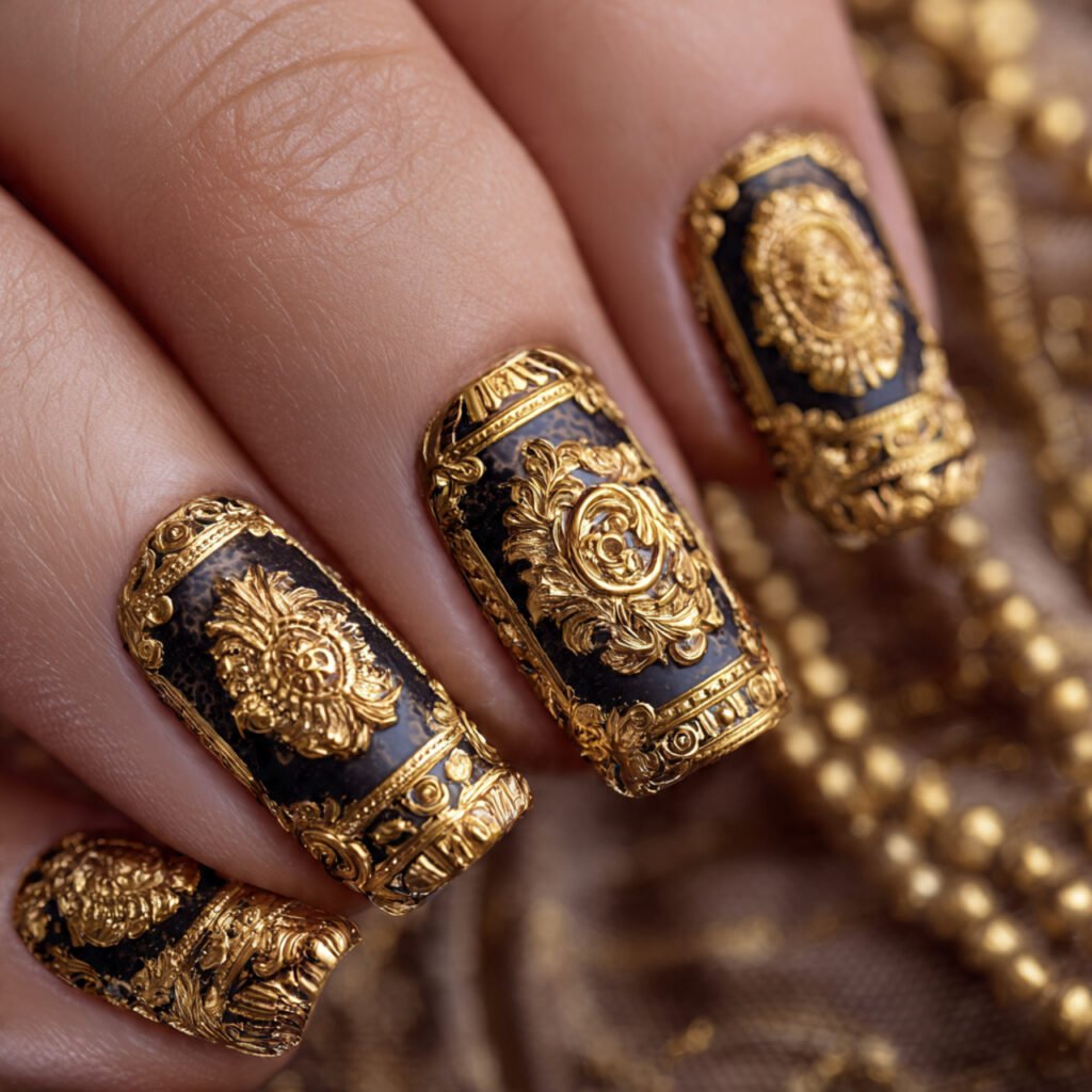 Gold Filigree Frame Accents