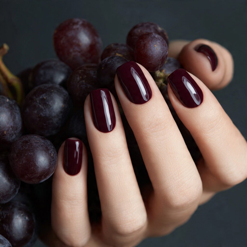 Rich Burgundy Wine Depth