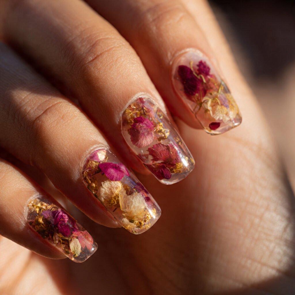 Pressed Flower Petal Designs