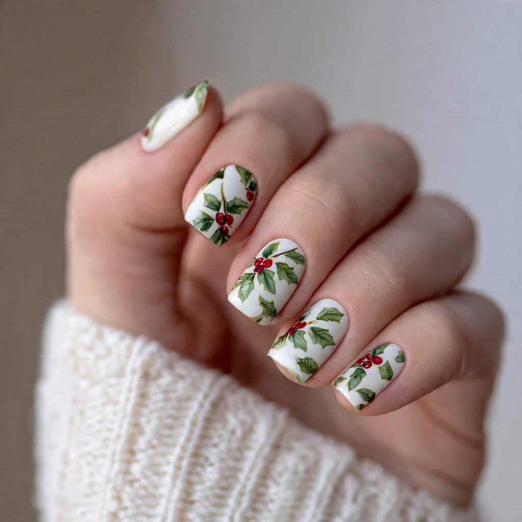 Mistletoe Inspired Red and White