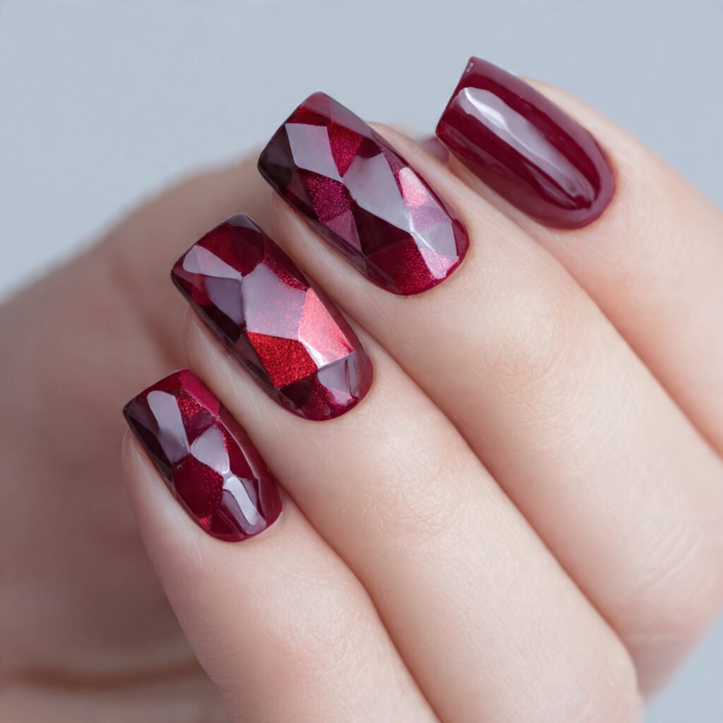 Geometric Garnet Shapes