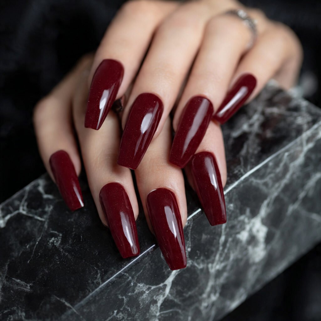 Sophisticated Tapered Coffin Silhouette