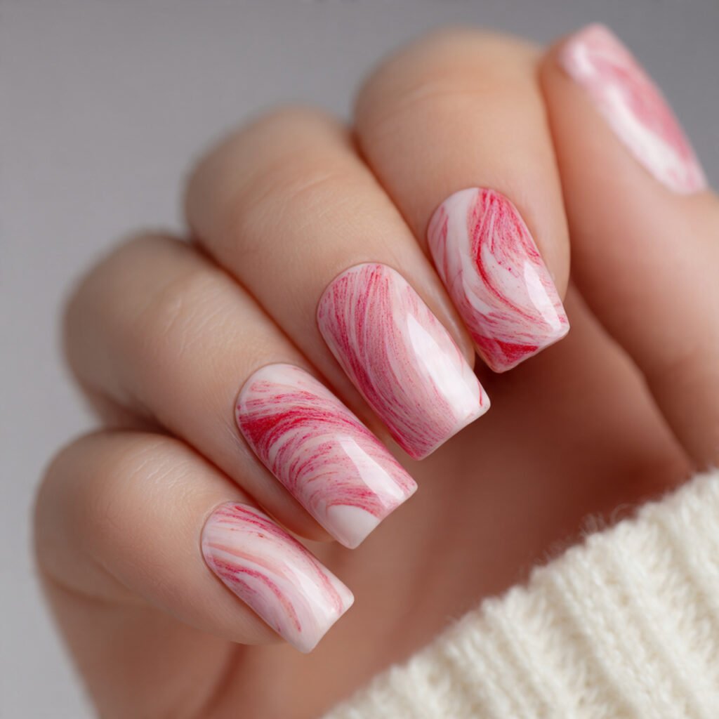 Creamy Strawberry Swirl Accents