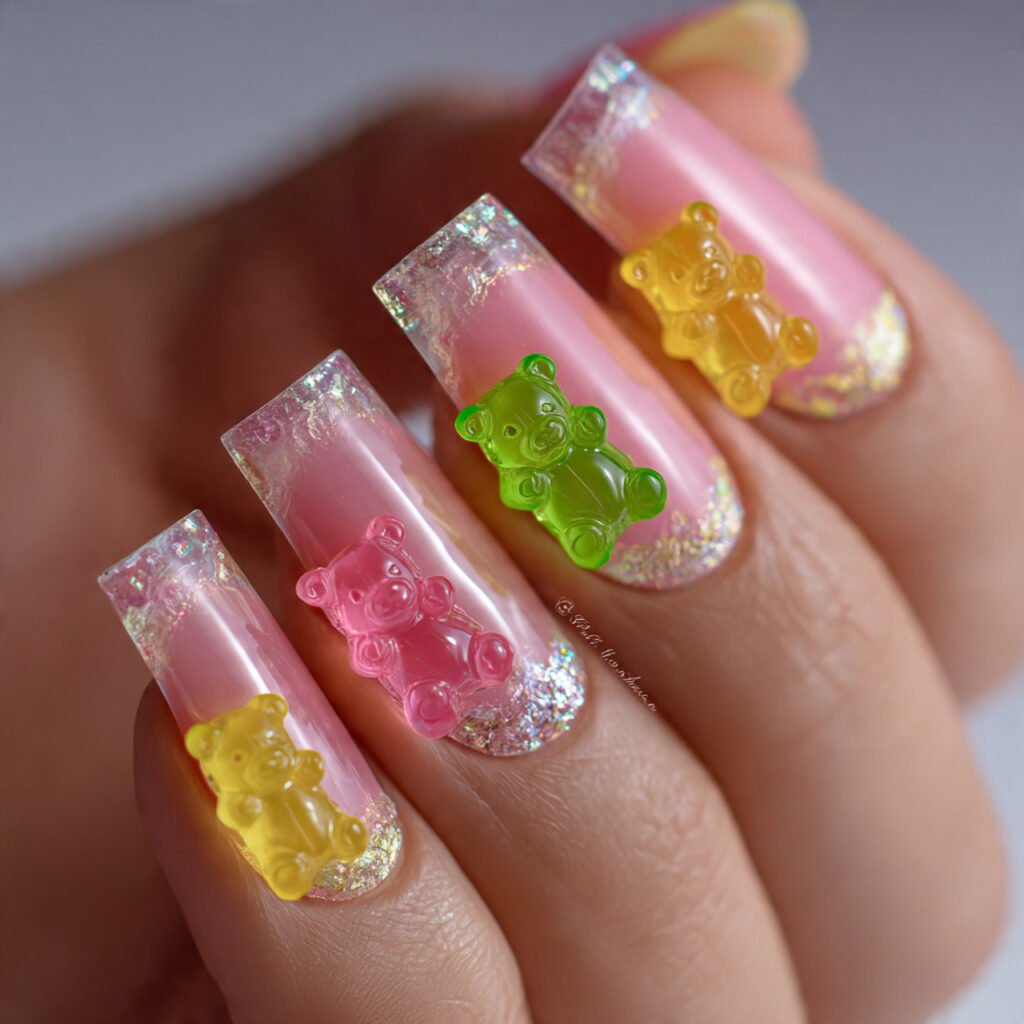 3D Gummy Bear Charms