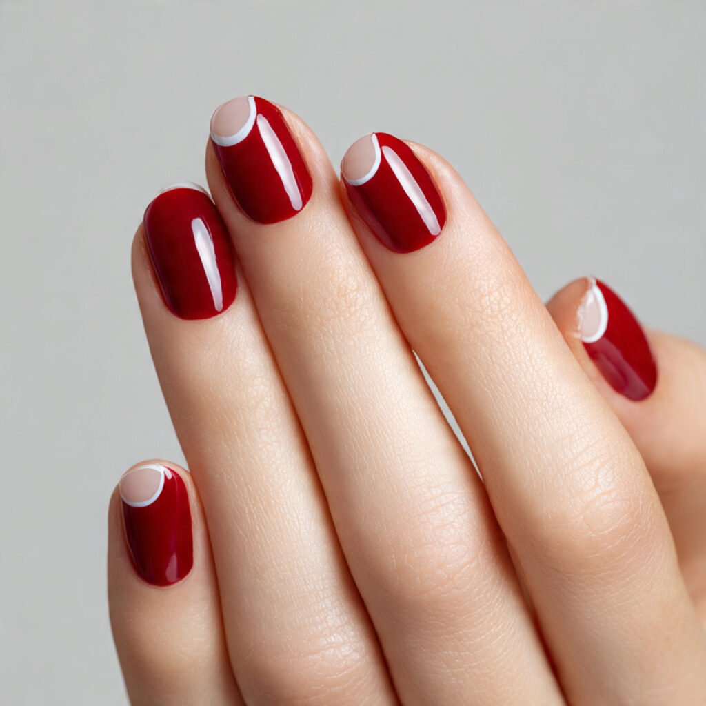 Reverse Half Moon Cuticle Detail