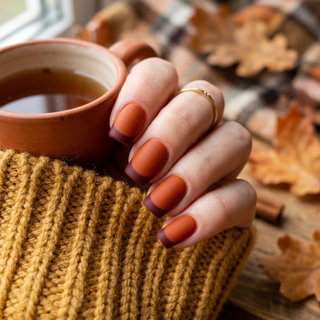 30 French Tip Nails Designs You'll Want to Copy 18 Autumn French Tip Ideas