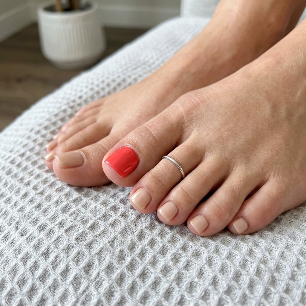 Single Accent Toe Nail Ideas