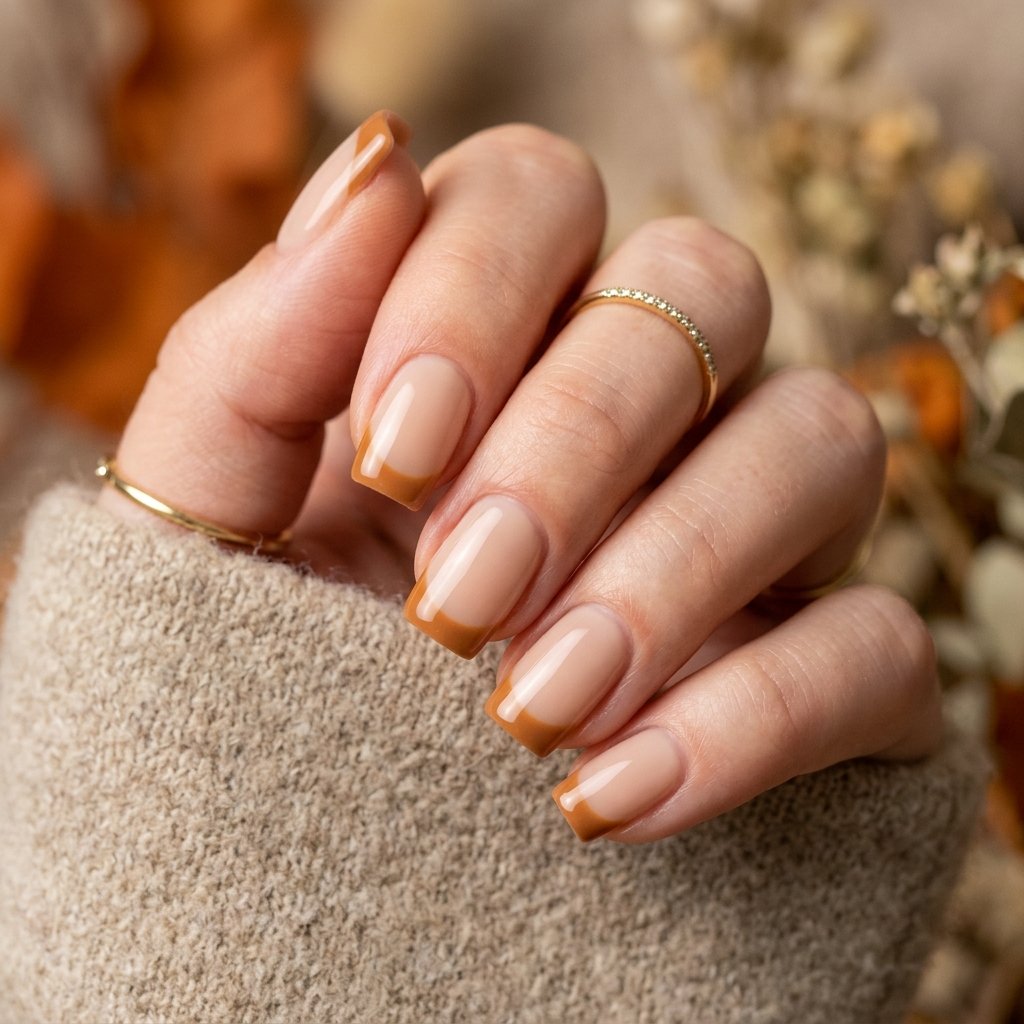 30 Best September Nails Designs for Fall 2026 4 Autumn French Tip Ideas