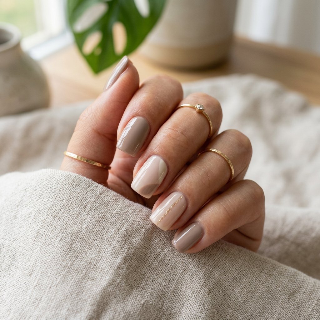 30 Best September Nails Designs for Fall 2026 7 Neutral Tone Nail Ideas