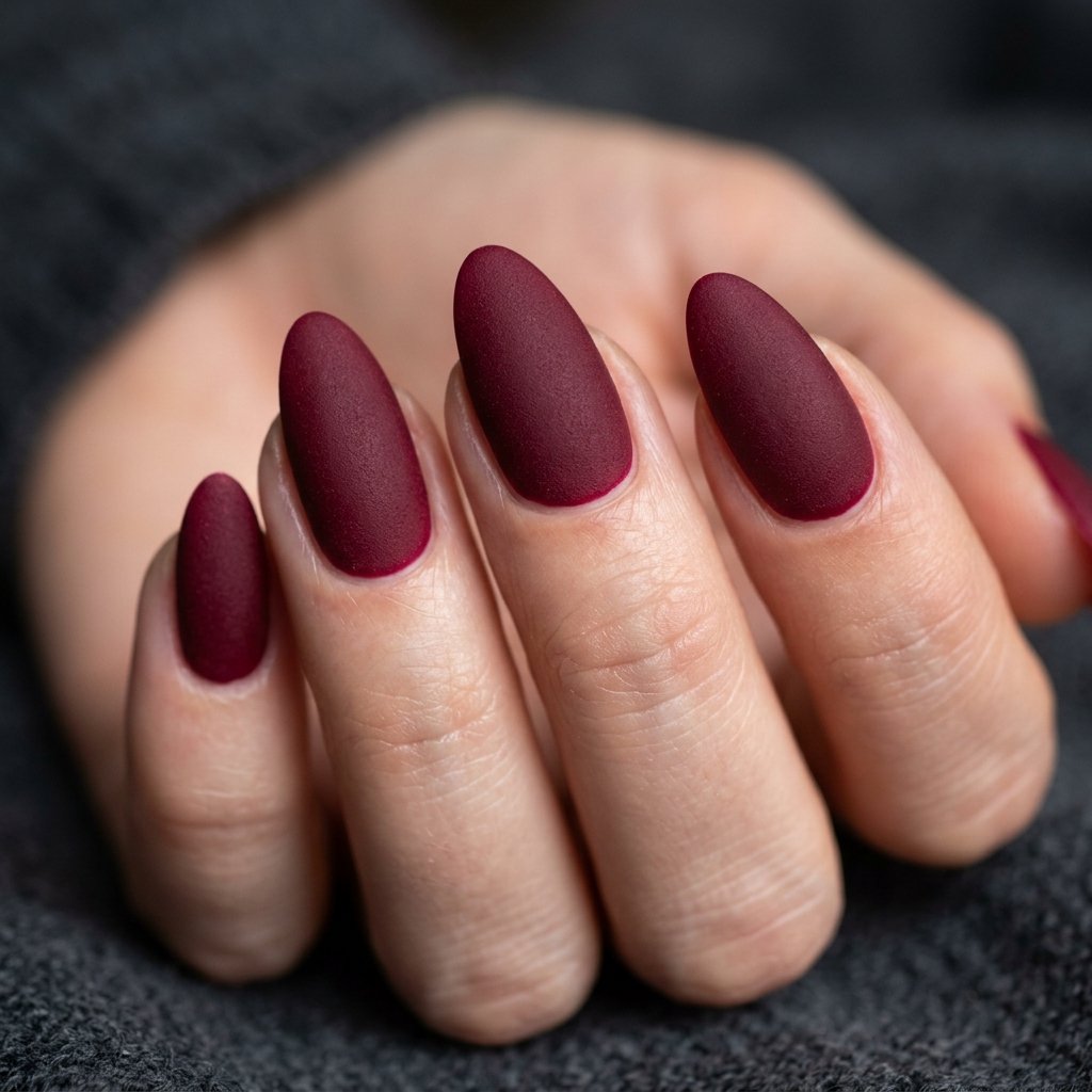 35 Creative Almond Nails Ideas for Your Next Manicure 6 Matte Finish Ideas