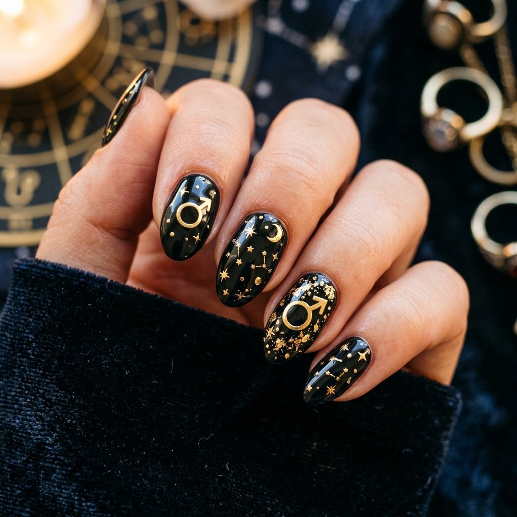 Aries Astrology Nail Ideas