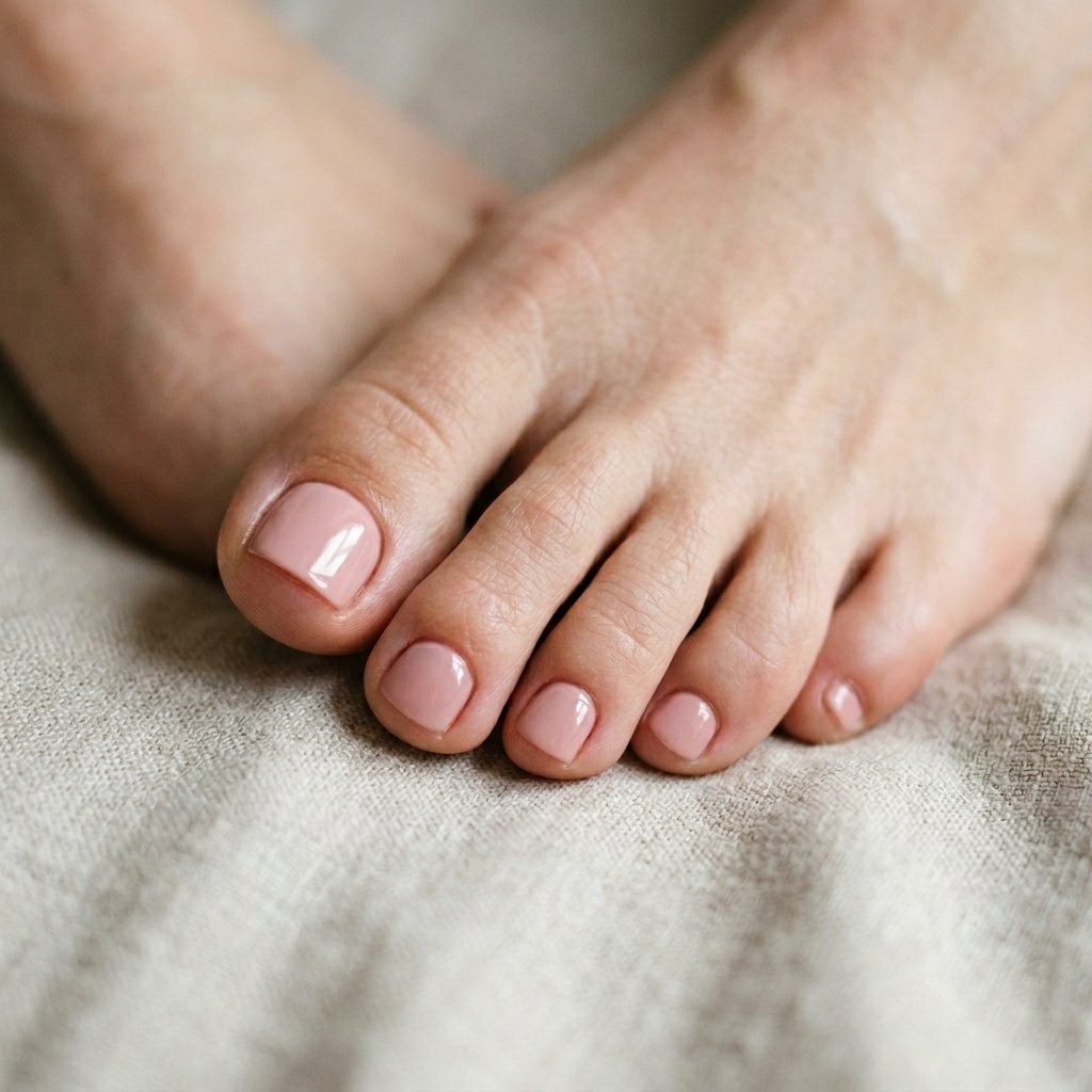 Minimalist Toe Nail Color Ideas