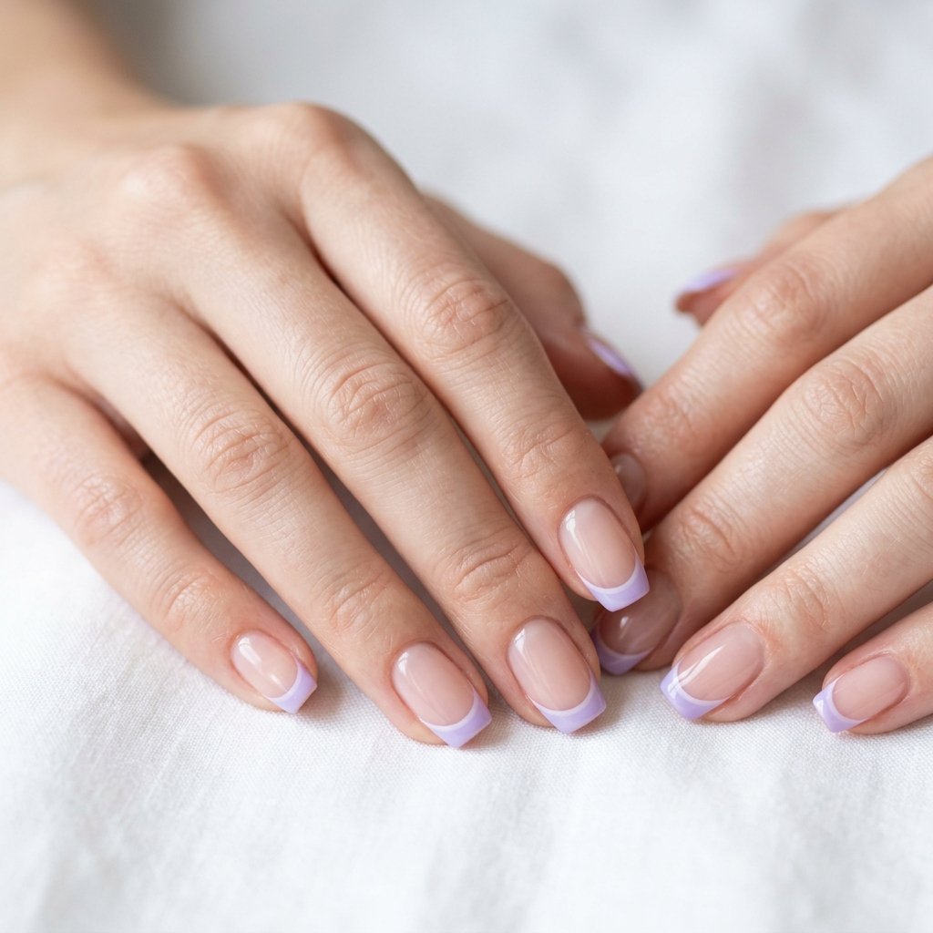 34 Fresh Purple French Tip Nails Ideas You Have Not Seen Before 2 Lavender French Tip Nails Ideas