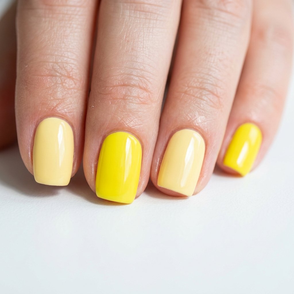 35 Top Simple Summer Nail Designs to Try Before the Season Ends 20 Yellow Summer Nail Designs