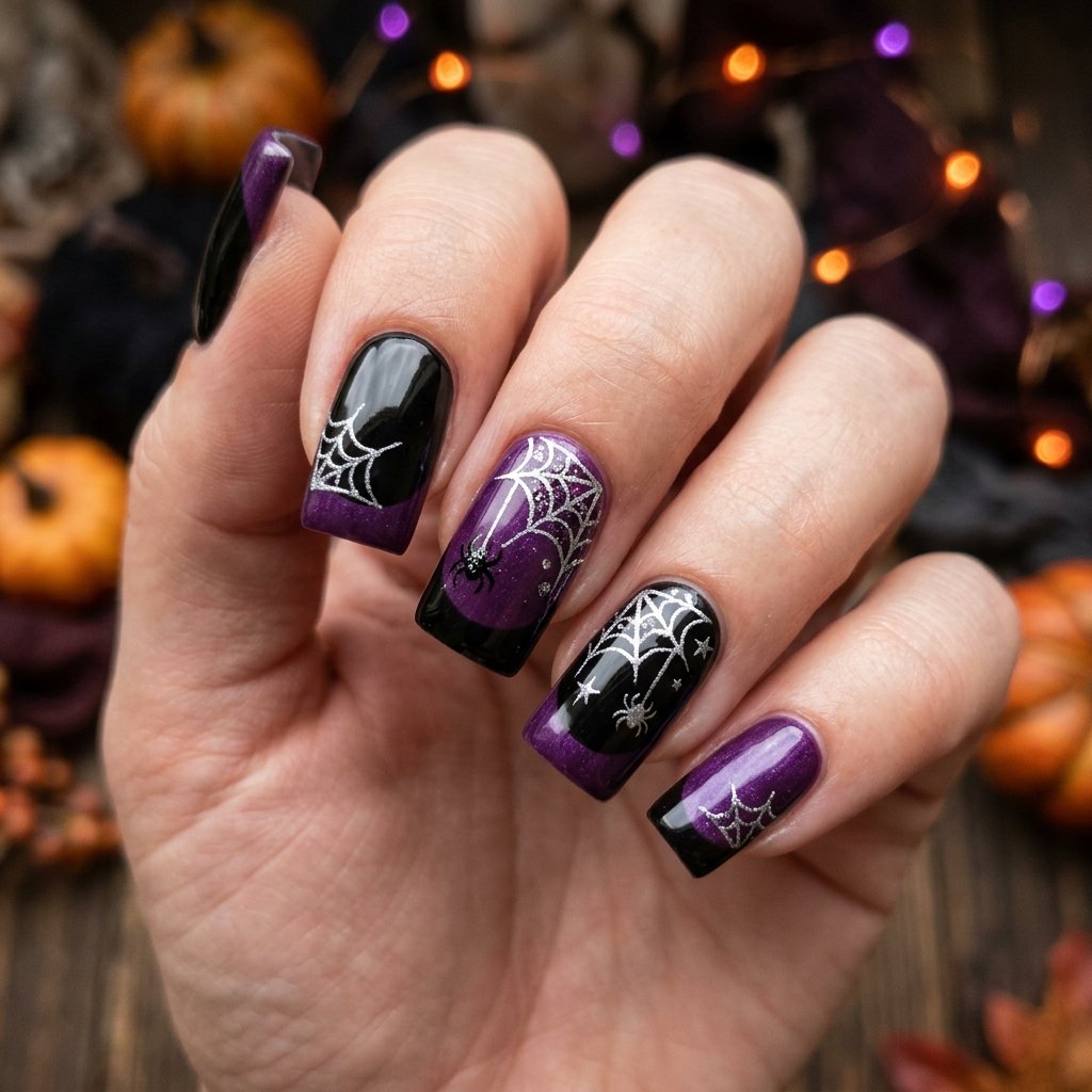 30 French Tip Nails Designs You'll Want to Copy 21 Halloween French Tip Ideas