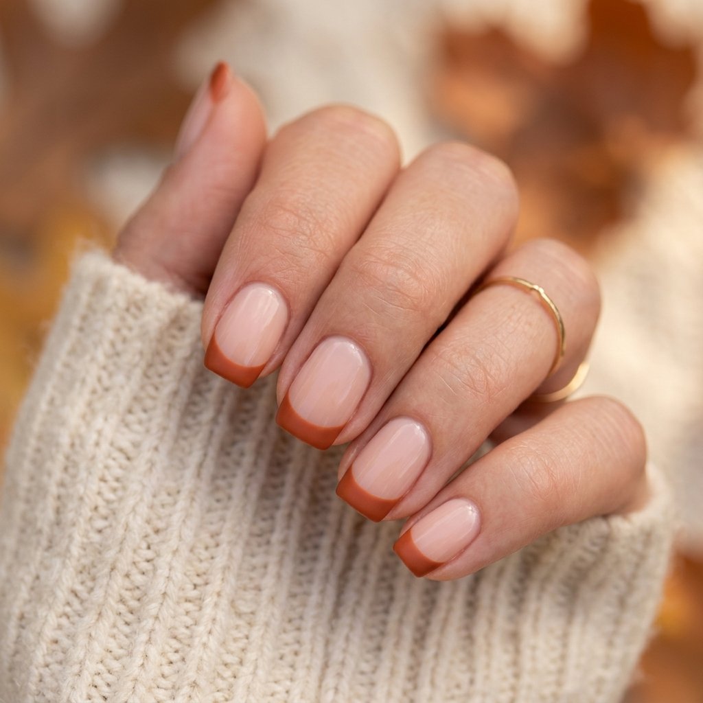 35 Best Thanksgiving Nails Ideas You Need to Try This Year 2026 8 Thanksgiving French Tip Nail Ideas