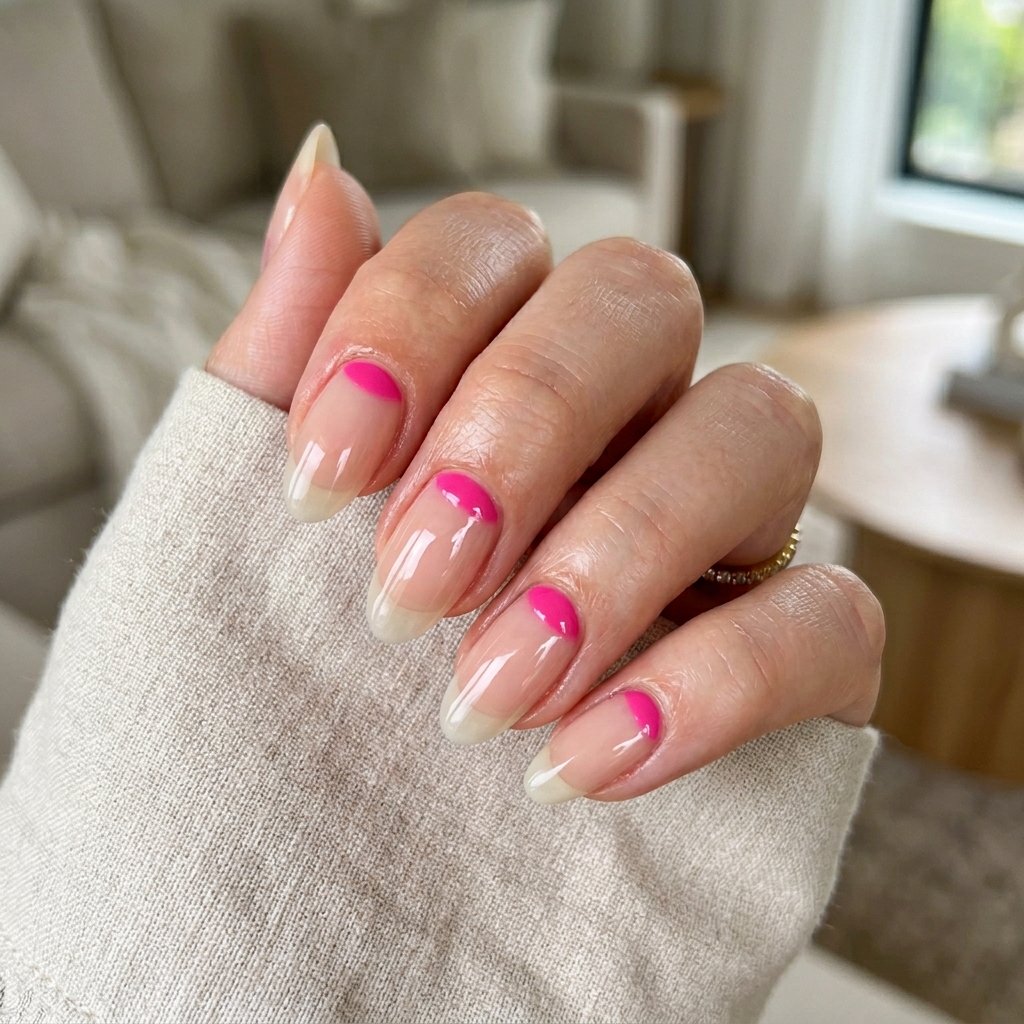 35 Best Hot Pink French Tip Nails – From Classic to Bold 35 Reverse French Tip Nails Hot Pink