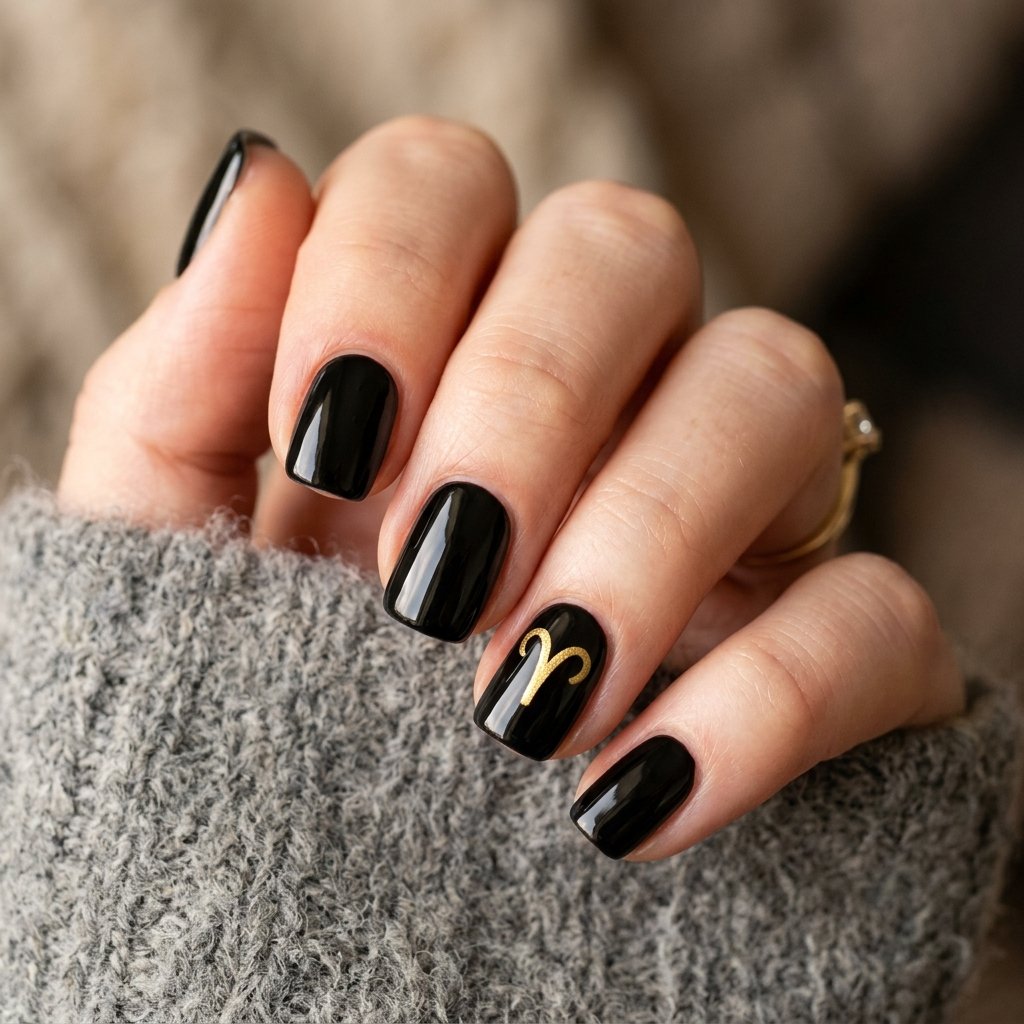 Aries Symbol Nail Ideas