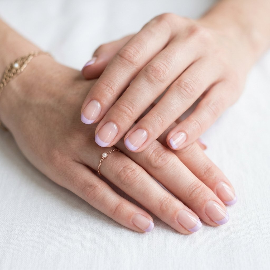34 Fresh Purple French Tip Nails Ideas You Have Not Seen Before 22 Lilac French Tip Nails Ideas