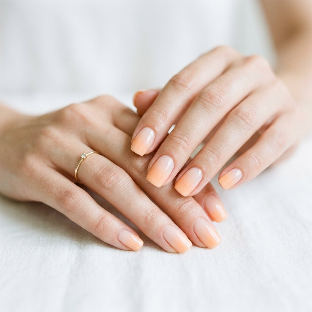 34 Best Orange Ombre Nails Ideas for Every Skin Tone & Season 2026 25 Pastel Orange Ombre Nails Ideas