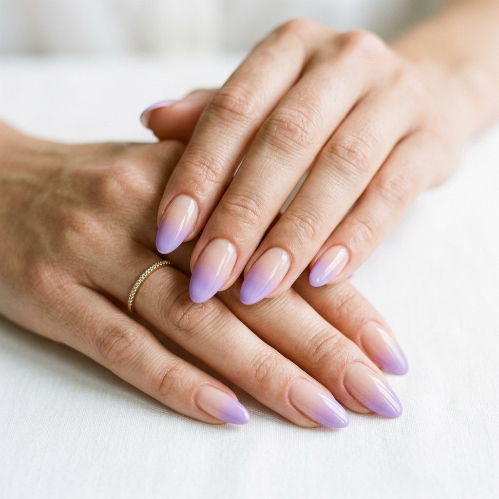 34 Fresh Purple French Tip Nails Ideas You Have Not Seen Before 6 Purple Ombre French Tip Nails Ideas