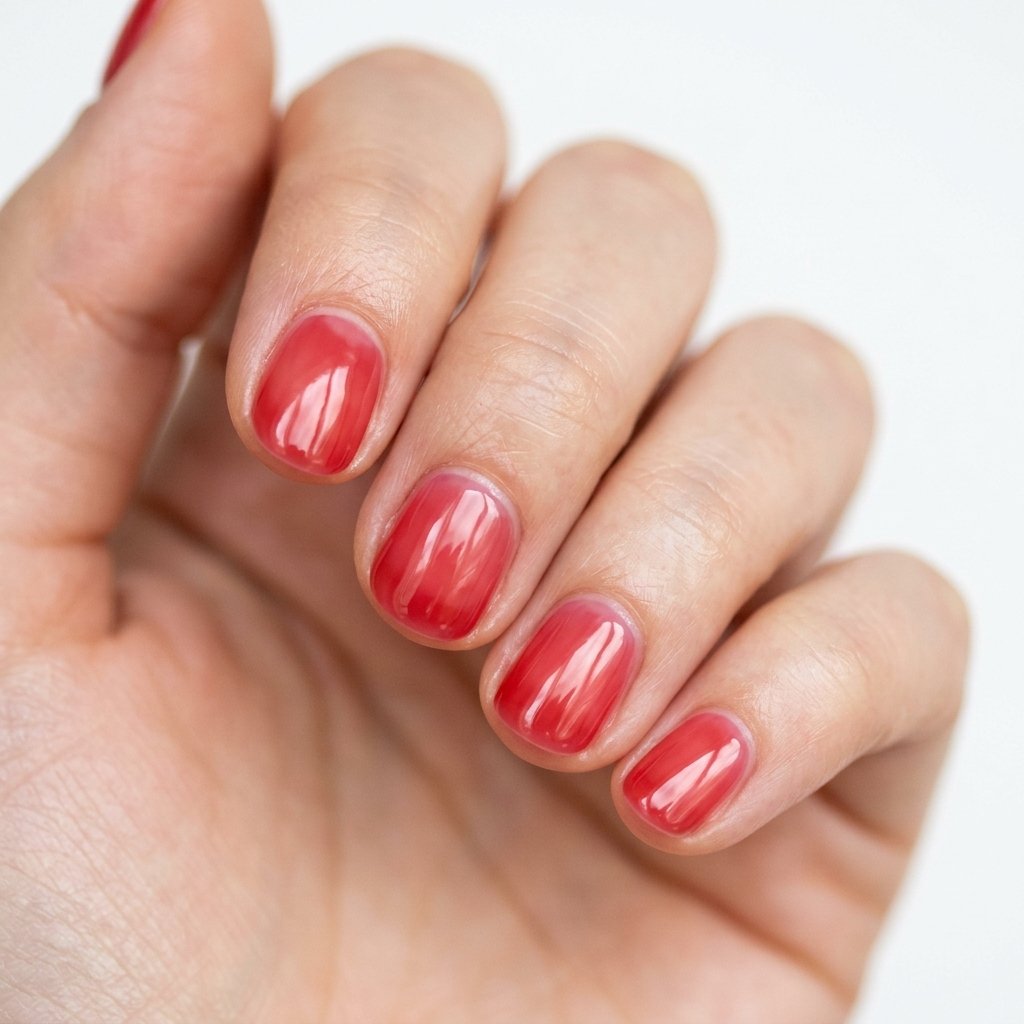 Jelly Red Nail Ideas