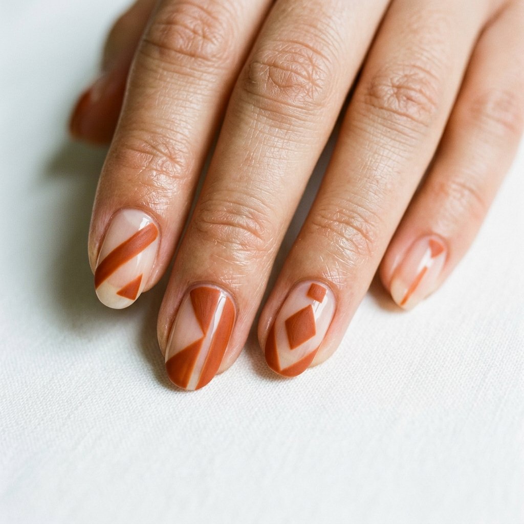 Negative Space Fall Nail Ideas