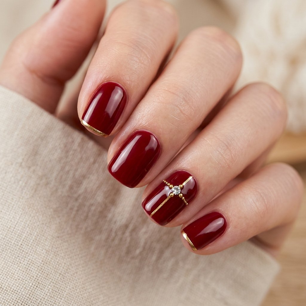 30 Best September Nails Designs for Fall 2026 10 Gold Accent Nail Ideas