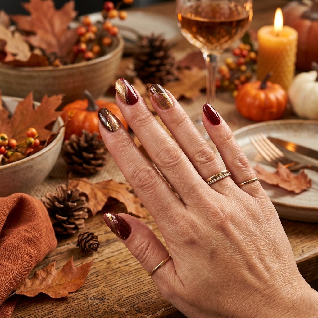 35 Gorgeous Fall Ombre Nails Ideas for Every Mood 21 Thanksgiving Ombre Nail Ideas