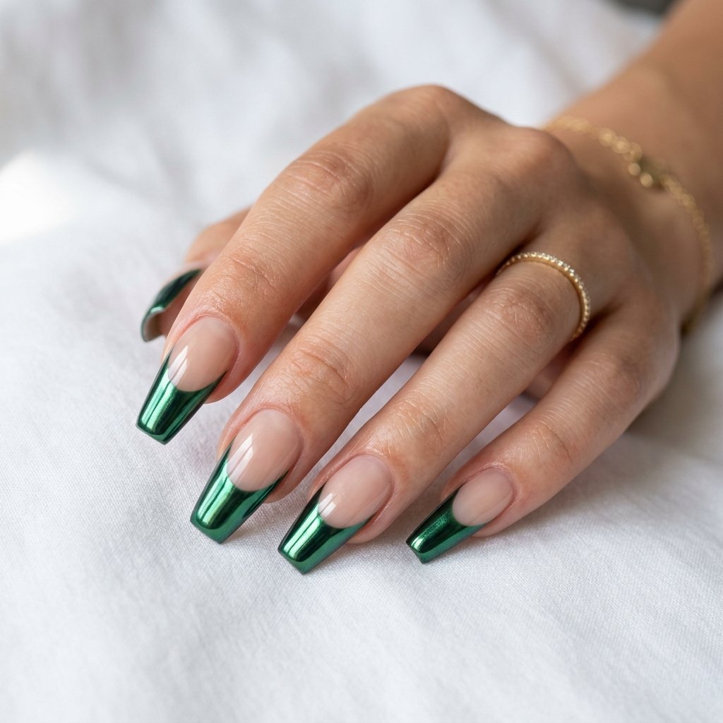 Chrome Green Tip Ideas