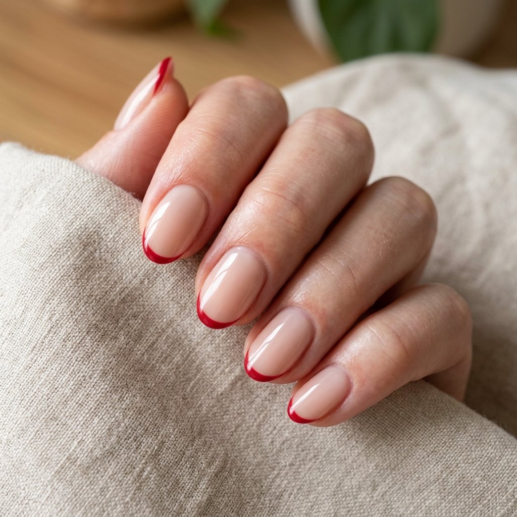 35 Cherry French Tip Nails Ideas You'll Want to Copy Right Now 35 Minimalist Cherry Tips