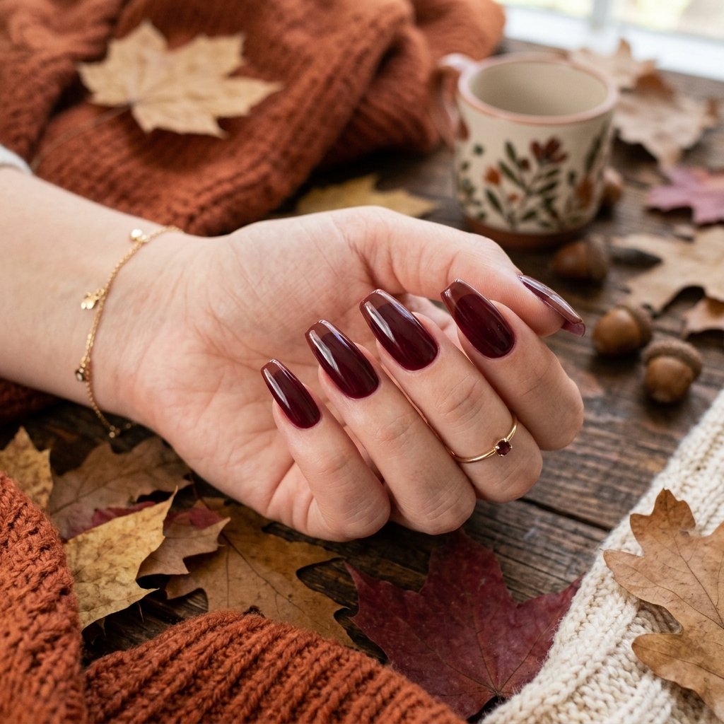 35 Cherry French Tip Nails Ideas You'll Want to Copy Right Now 33 Fall Cherry Tips