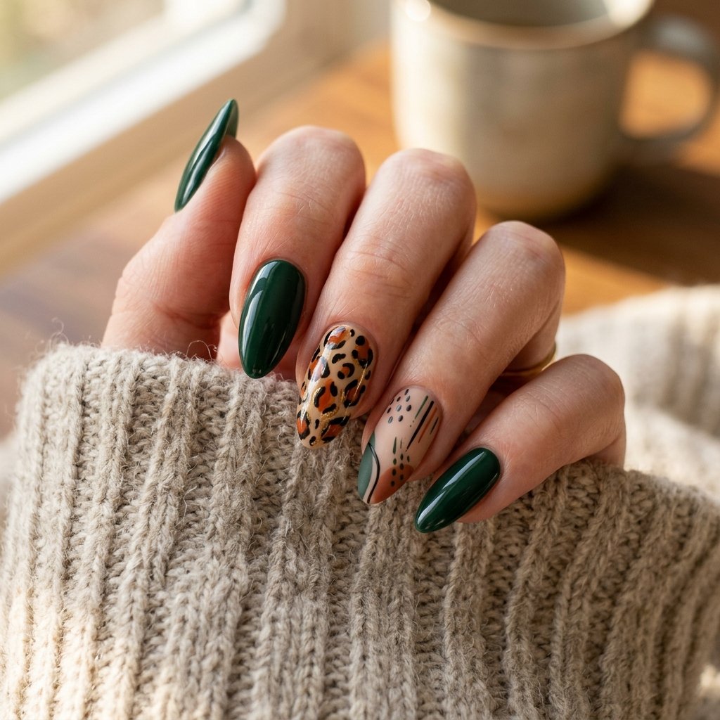 Animal Print Green Tip Ideas