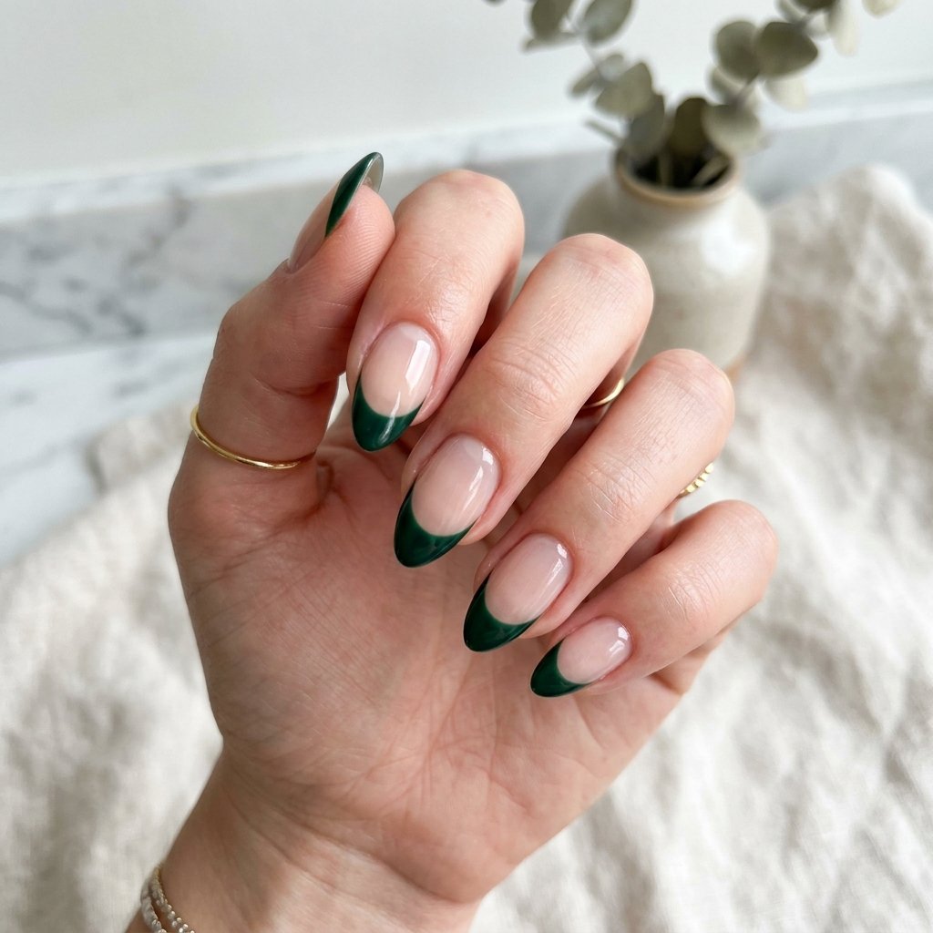 Negative Space Green Tip Ideas