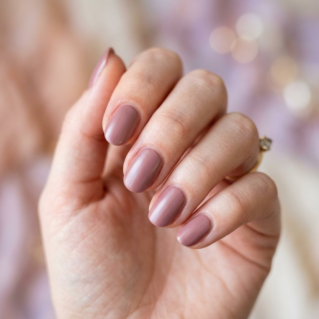 Muted Mauve Nail Ideas