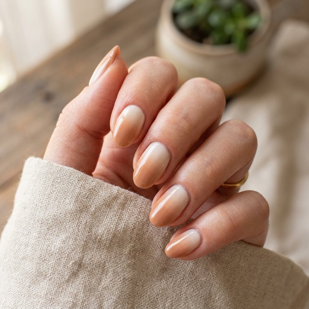 35 Gorgeous Fall Ombre Nails Ideas for Every Mood 36 Cream to Tan Ombre Nail Ideas