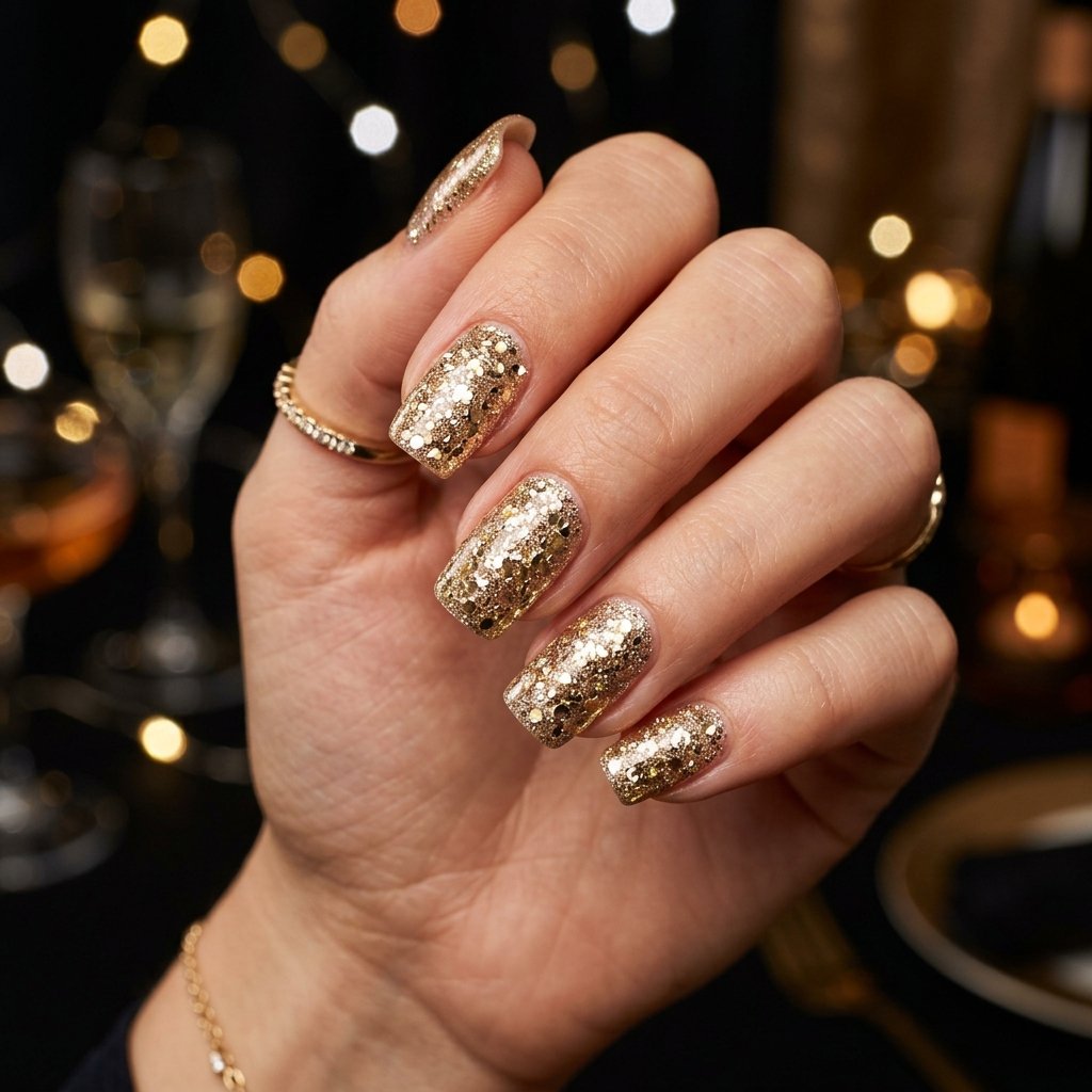 New Year Glam Nail Ideas