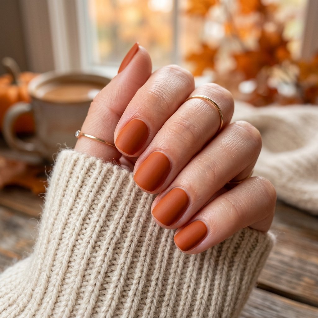 35 Best Thanksgiving Nails Ideas You Need to Try This Year 2026 2 Thanksgiving Nail Designs for Short Nails