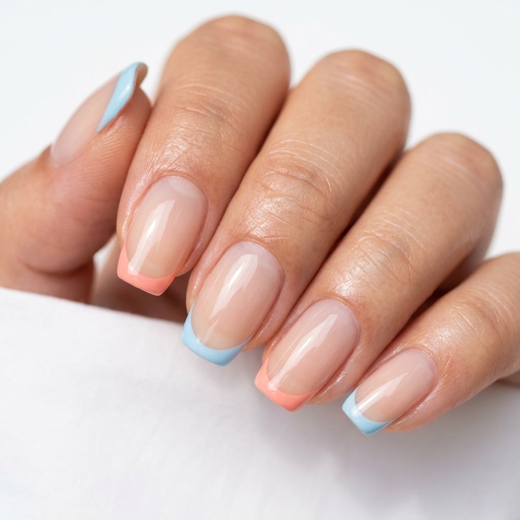 35 Top Simple Summer Nail Designs to Try Before the Season Ends 7 French Tip Summer Nail Designs