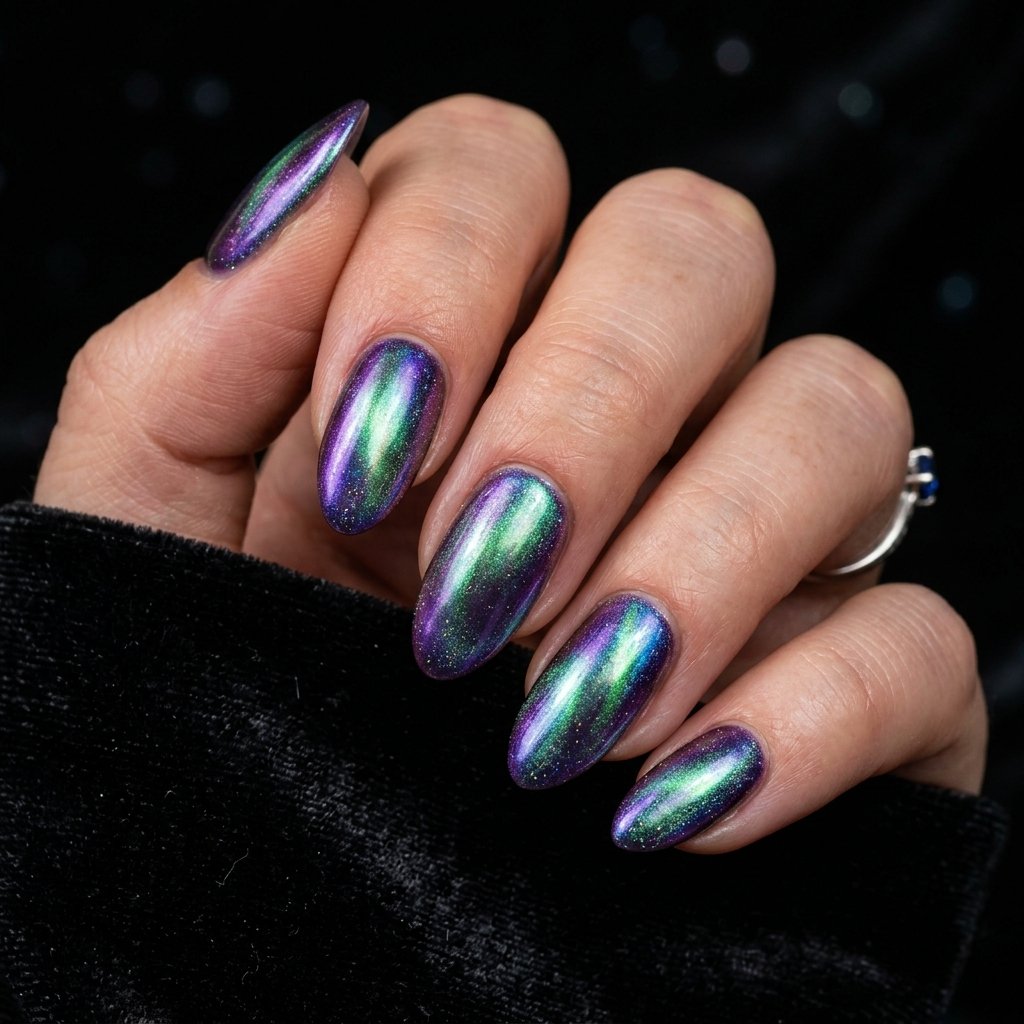 Aurora Borealis Nail Ideas