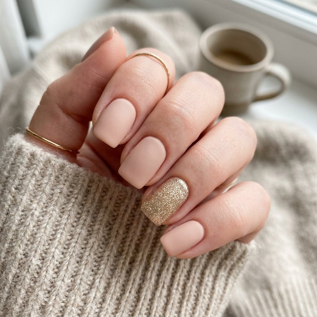 30 Best September Nails Designs for Fall 2026 14 Glitter Accent Nail Ideas