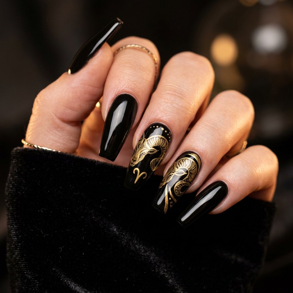 Aries Ram Nail Ideas