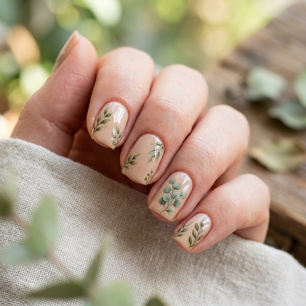 30 Best September Nails Designs for Fall 2026 19 Leaf Print Nail Ideas