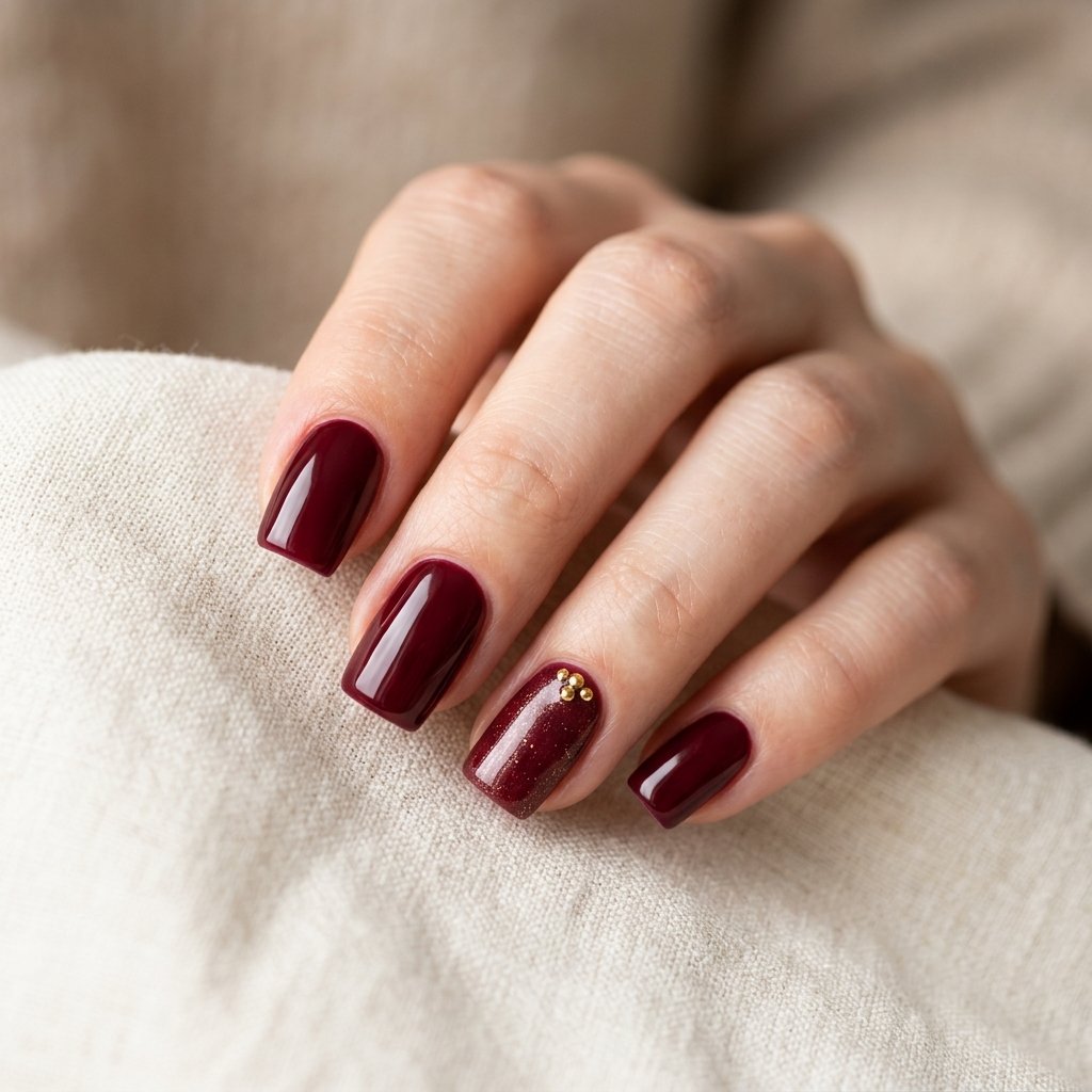 30 Best September Nails Designs for Fall 2026 26 Maroon Polish Nail Ideas