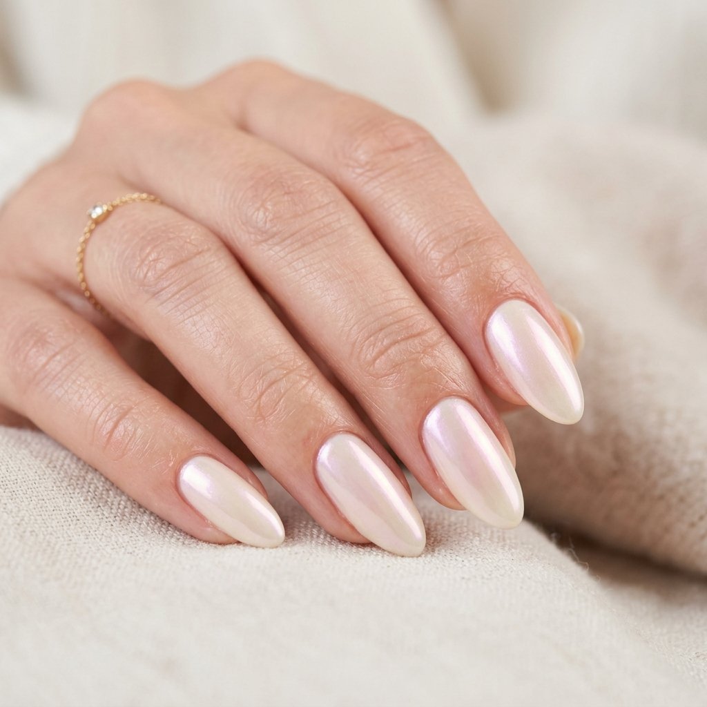Pearl White Nail Ideas