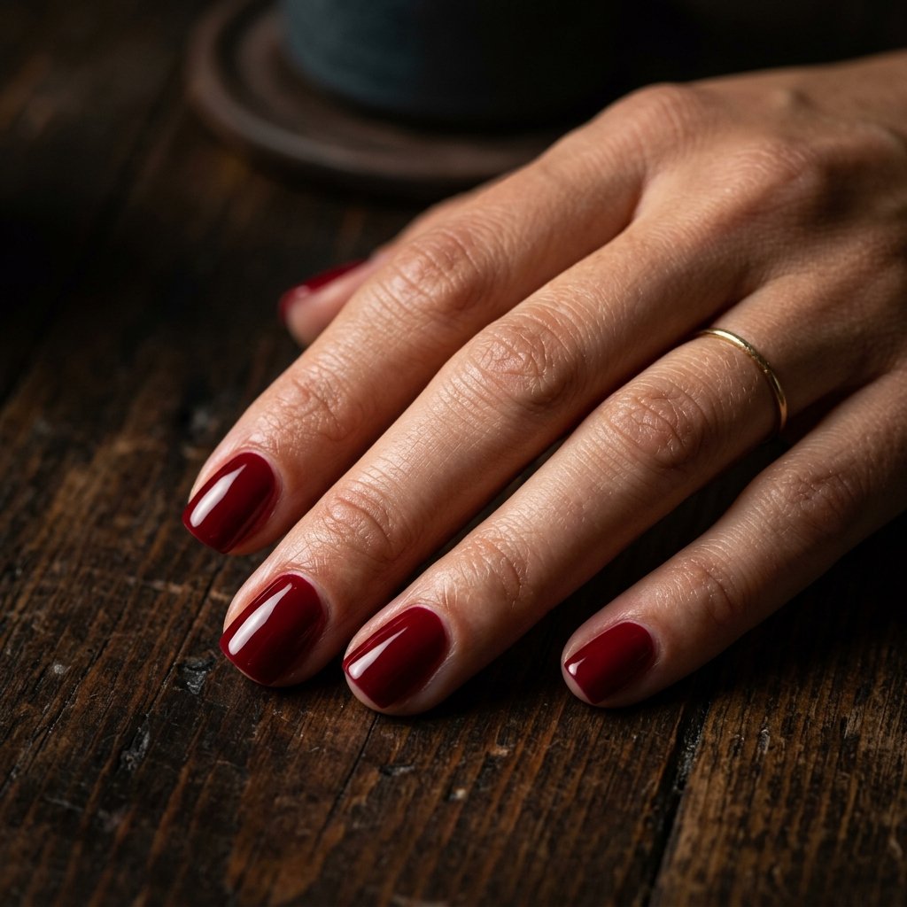 30 Best September Nails Designs for Fall 2026 15 Deep Red Nail Ideas