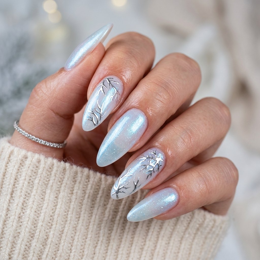 Frozen Ice Queen Nails
