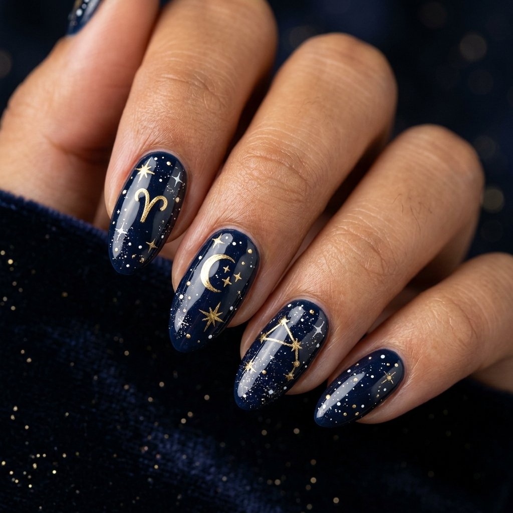 Aries Star Nail Ideas